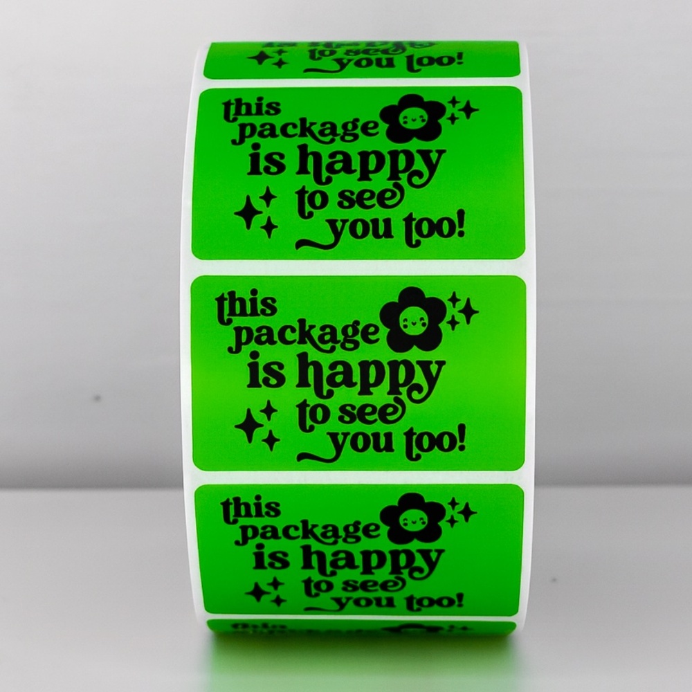 This Package Is Happy To See You Too Sticker | 8 COLORS TO CHOOSE FROM - Picture 2 of 11